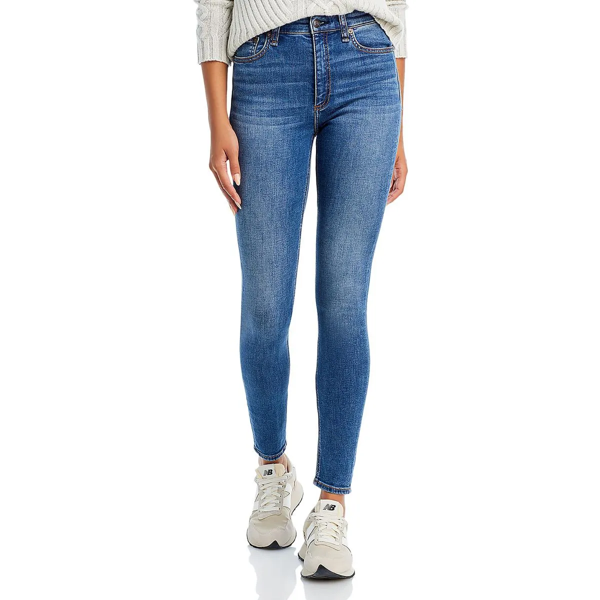 Rag & Bone Womens Nina High Rise Denim Skinny Jeans