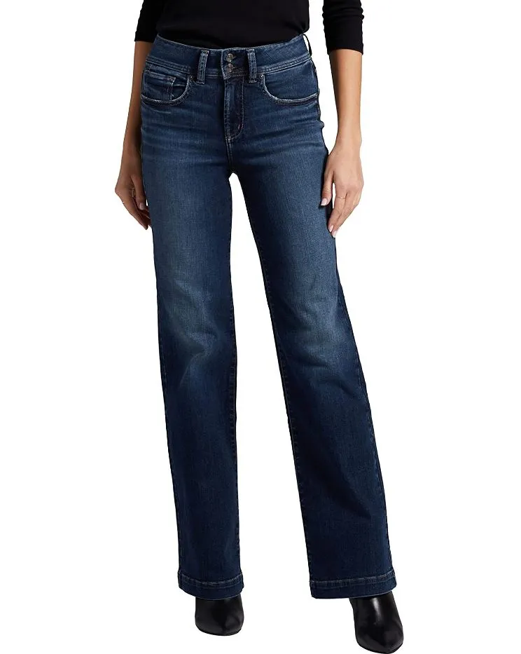 Silver Jeans Avery High Rise Trouser Leg