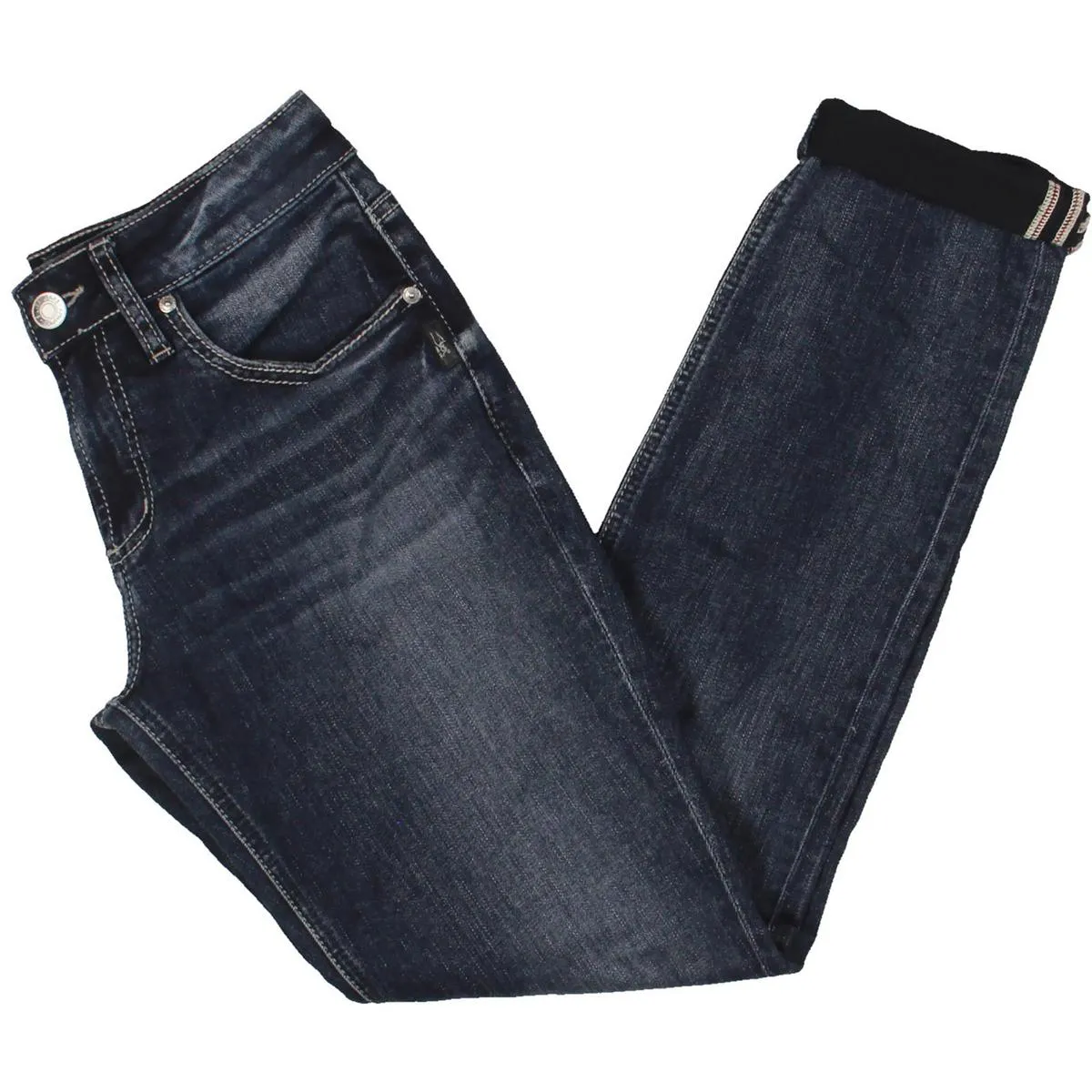Silver Jeans Co. Womens Eco-Friendly Denim Boyfriend Jeans