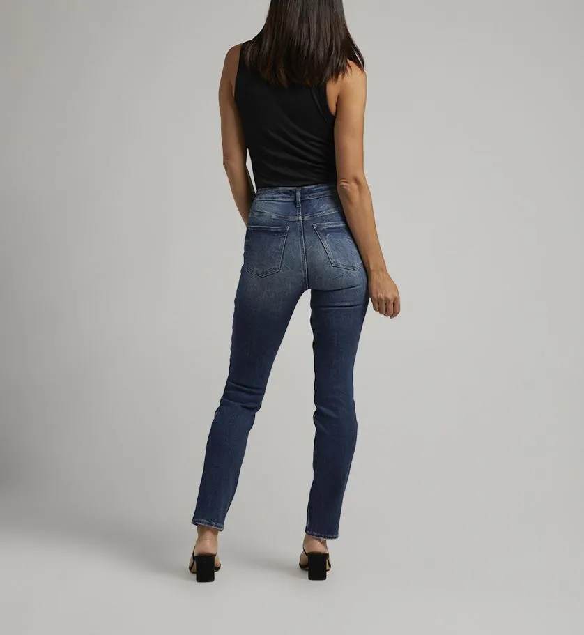 Silver Jeans Infinite Fit High Rise Straight Leg