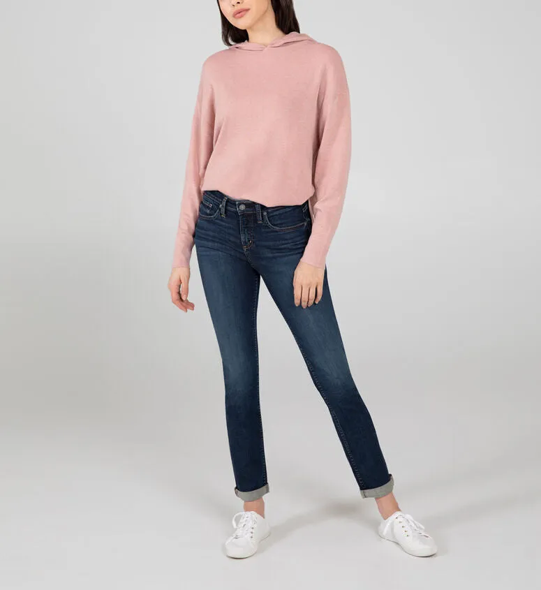 Silver W Beau Girlfriend Mid Rise Slim