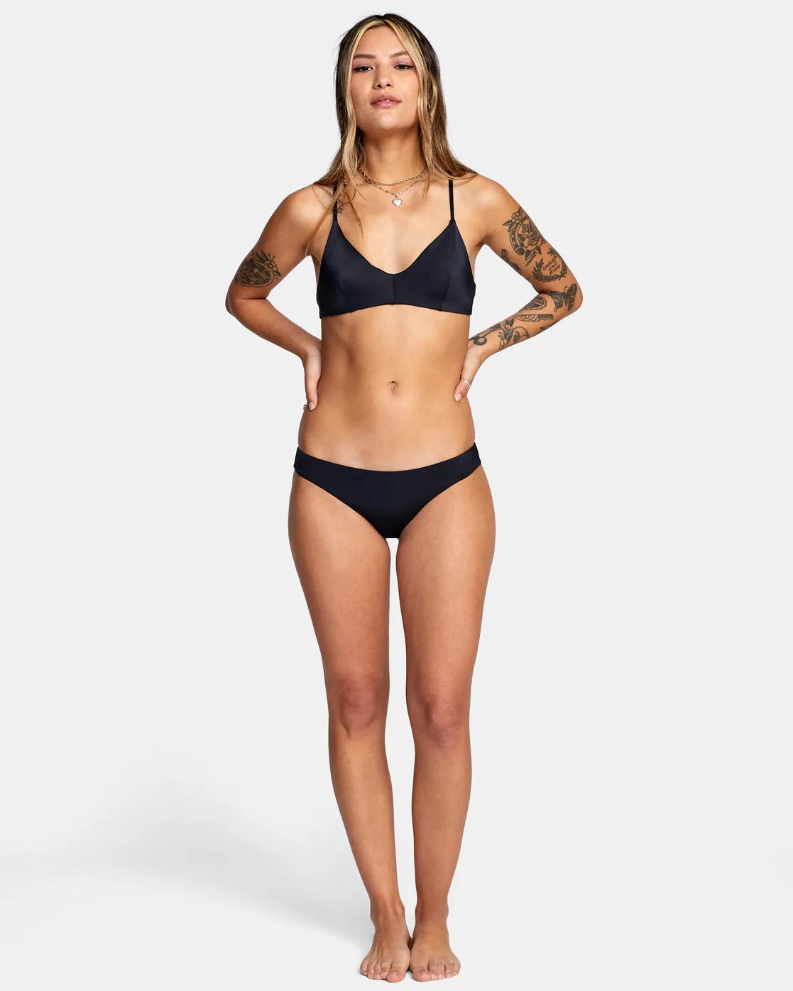 Solid Crossback Bikini Top