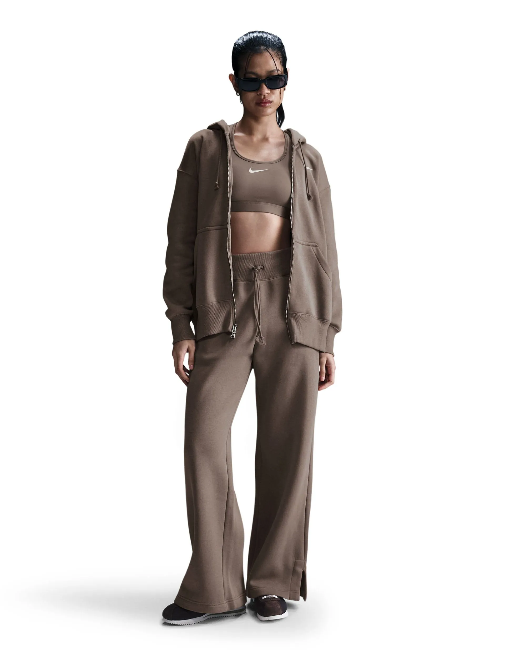 Sportswear Phoenix Fleece Tracksuit Bottoms - Mink Brown/Sail