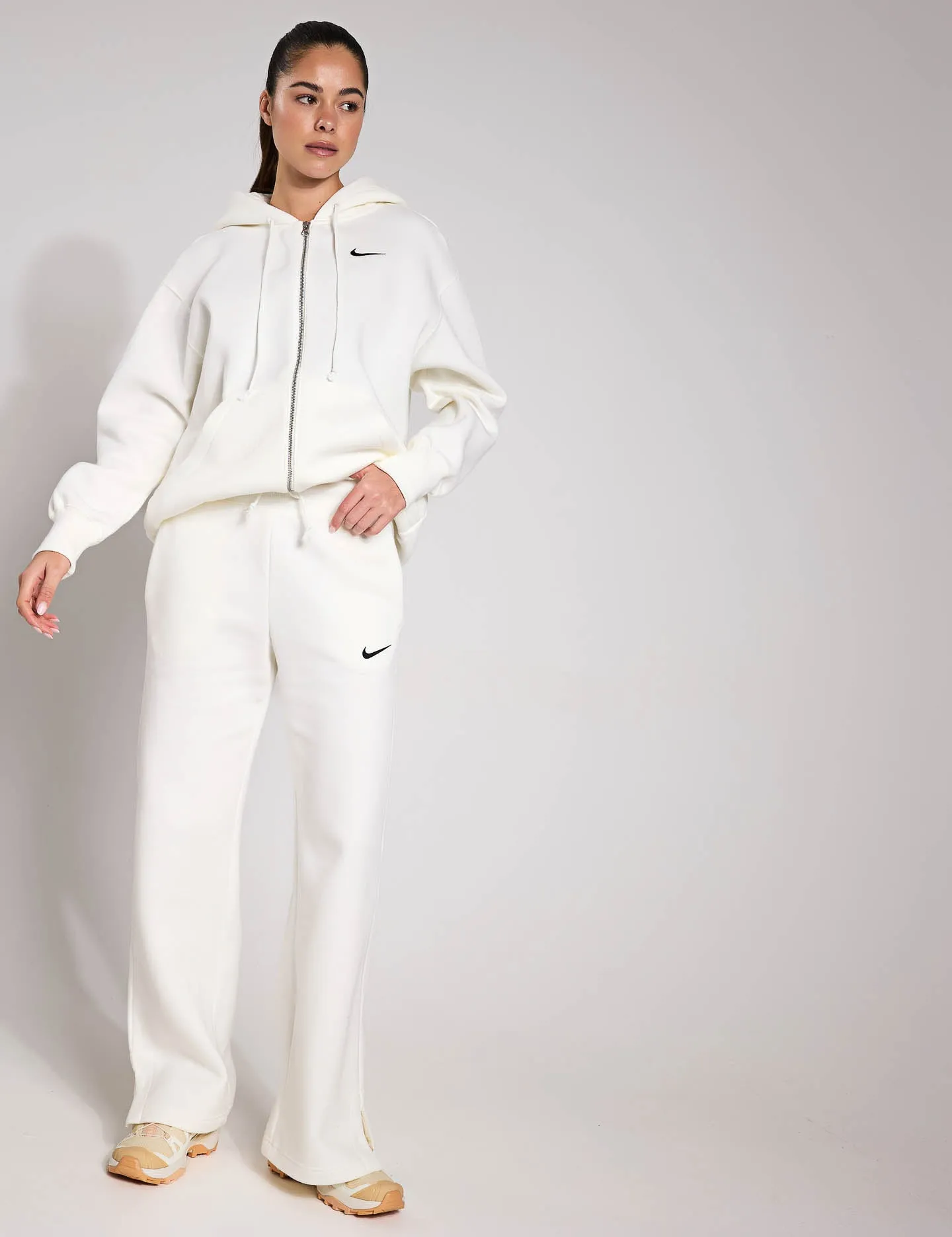 Sportswear Phoenix Fleece Tracksuit Bottoms - Sail/Black