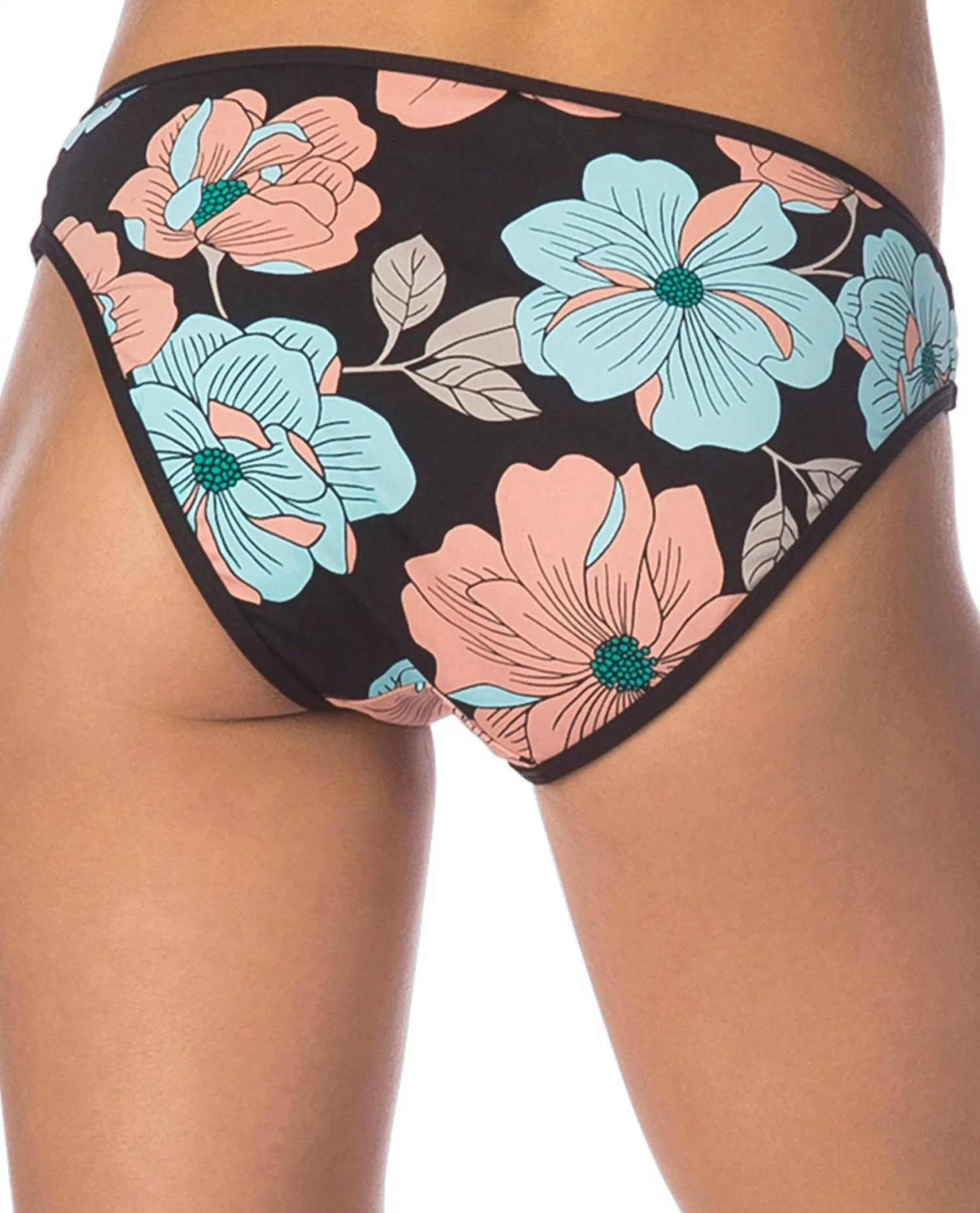 Strappy Hipster Bikini Bottom In Bik 40 Flower Week