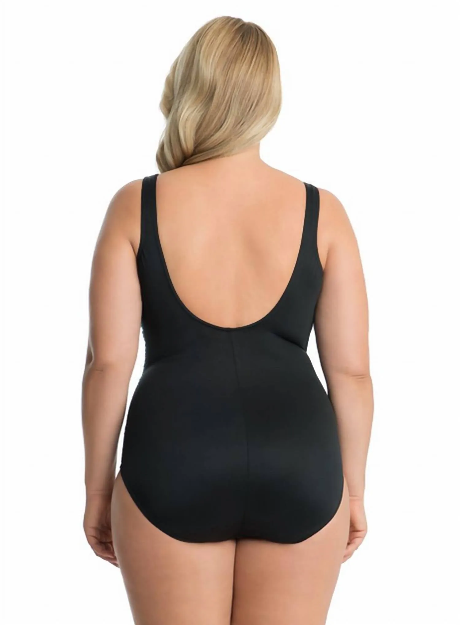 Temptress Bikini One Piece - Plus In Black