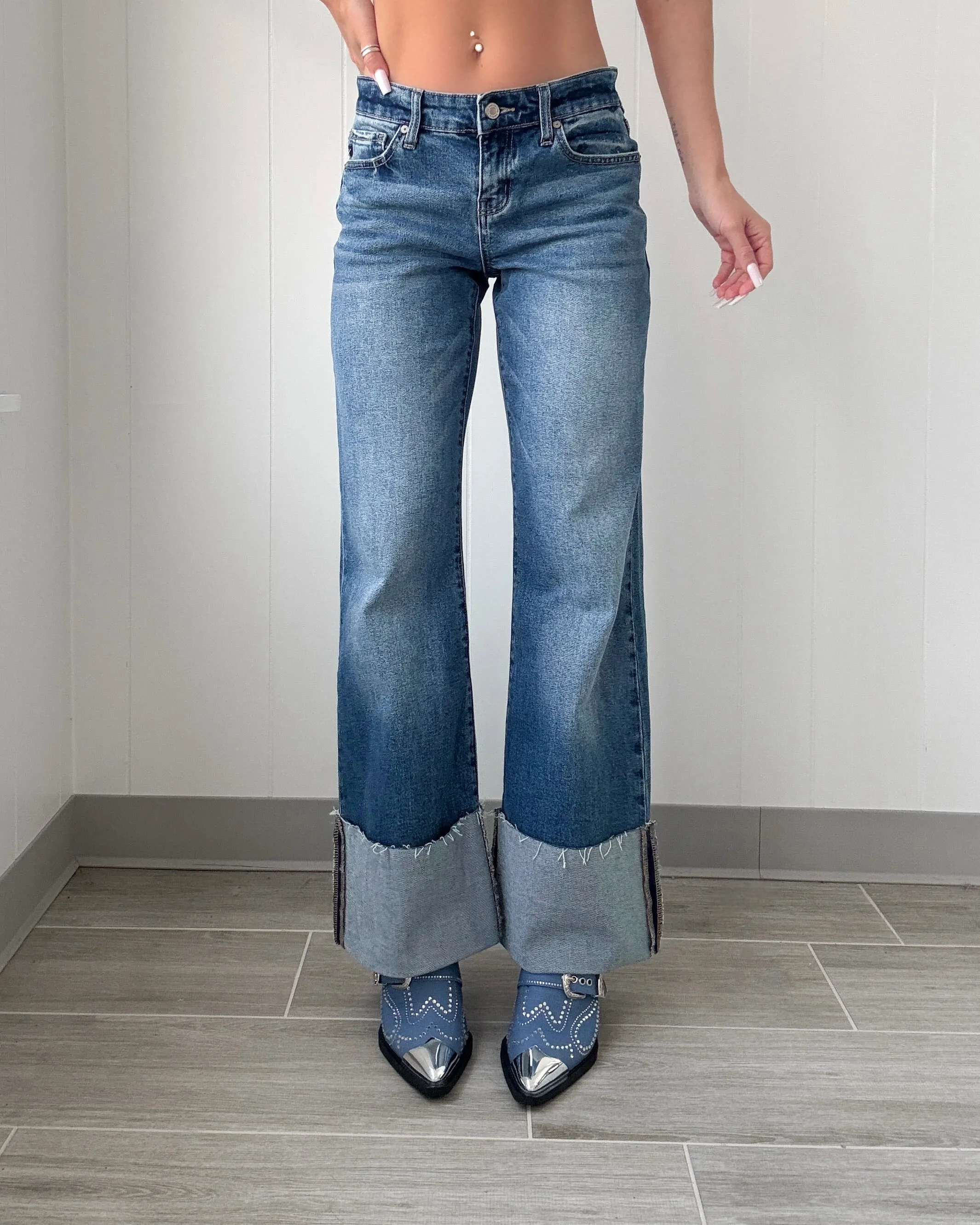 Tessa Cuffed Denim Jeans