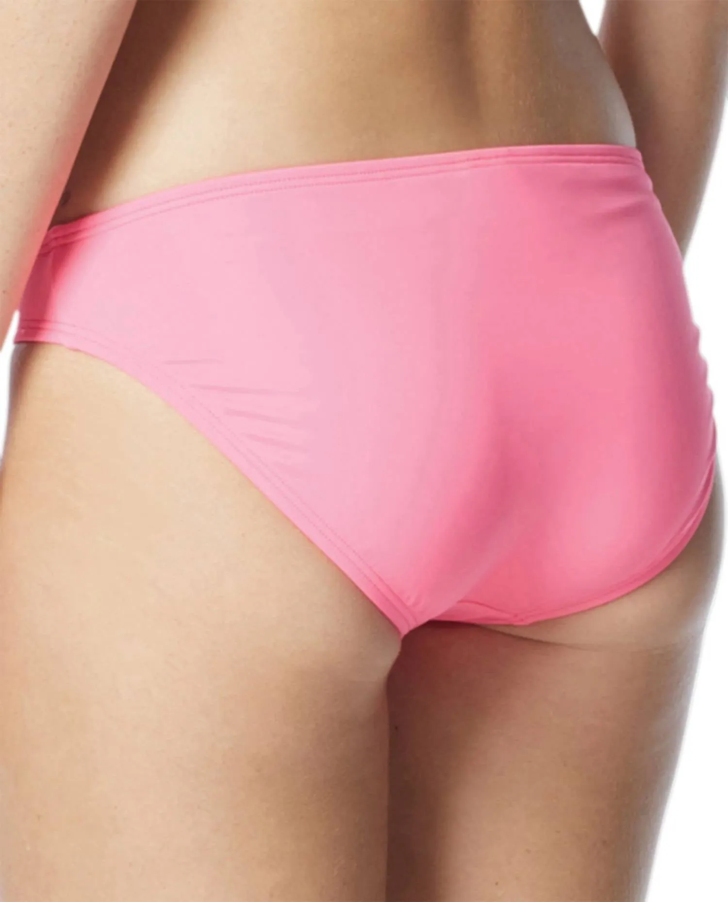 Wild And Fringe Classic Bikini Bottom In Coc Pink