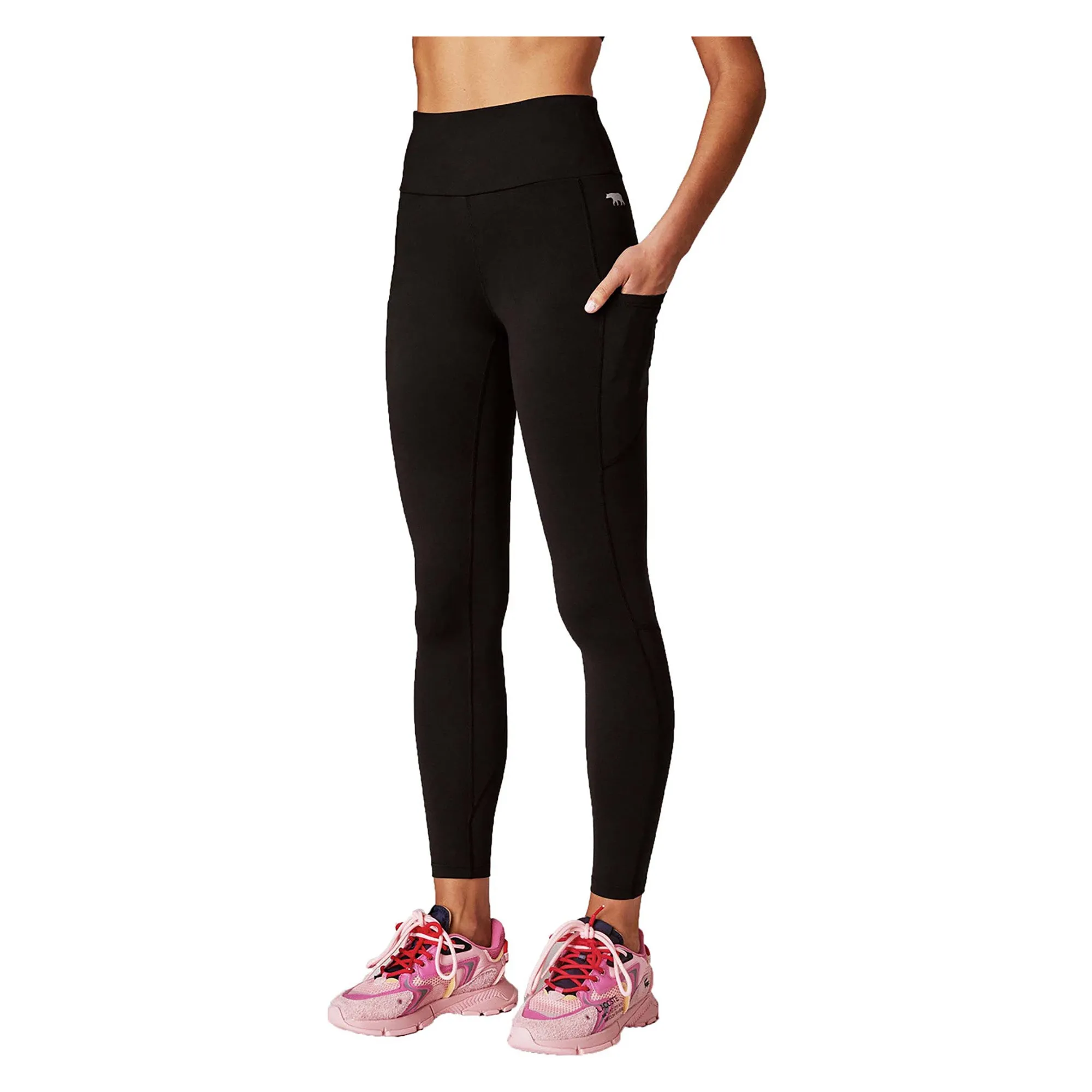 Women's Ab Waisted 28 Inch Flex Peach Tights