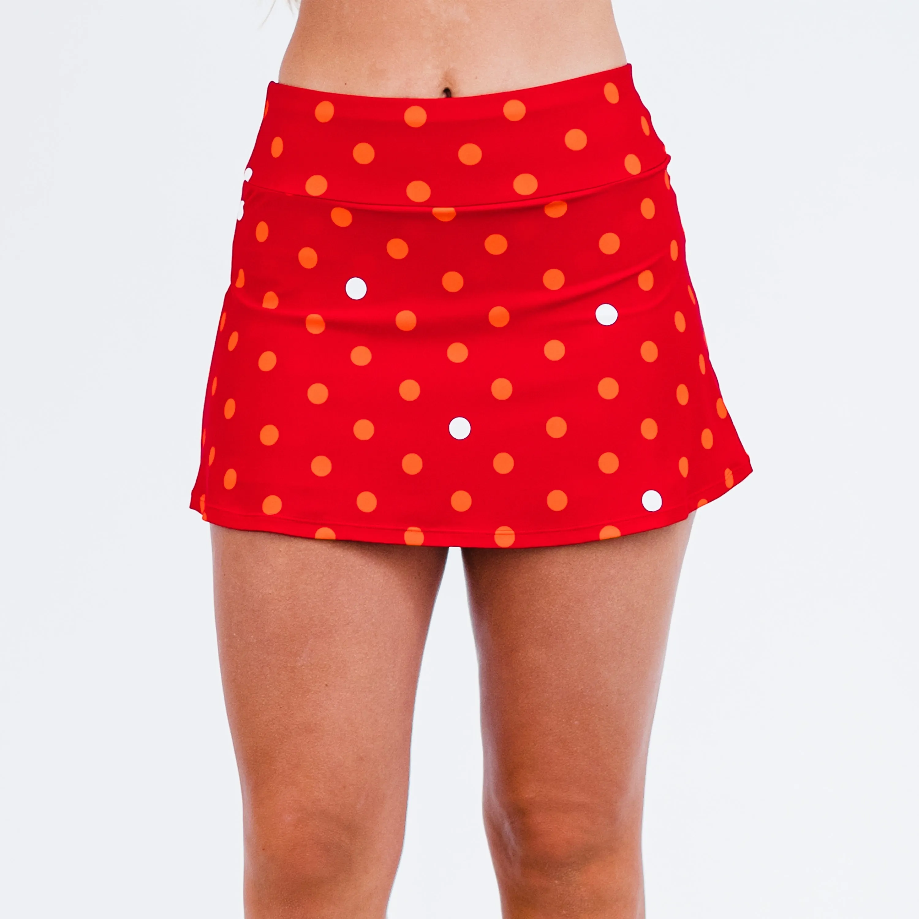 Women's High Waisted Mini Swim Skirt With Shorts