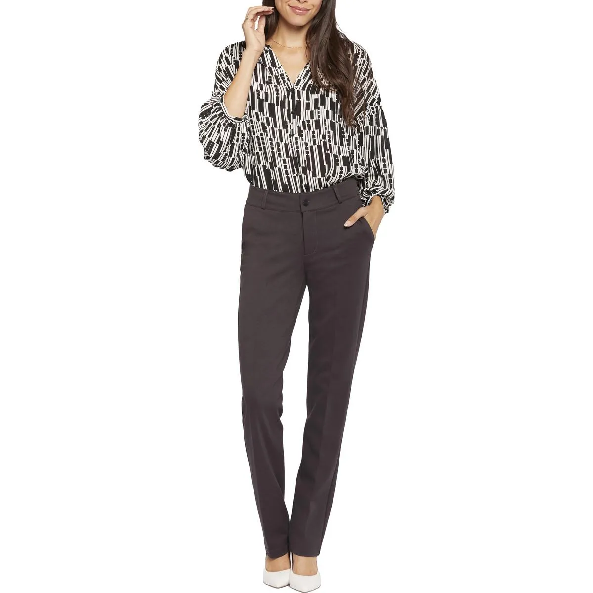 Womens Low Rise Business Dress Pants