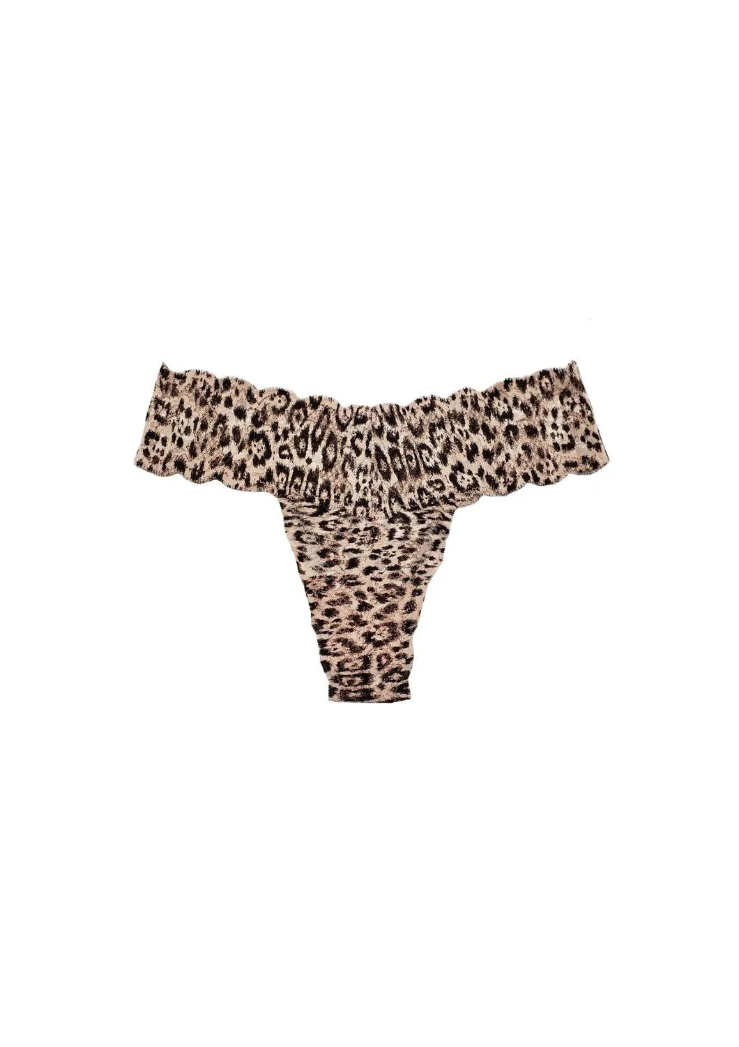Women's Low Rise Thong Panty In Mandorla Uno/animal