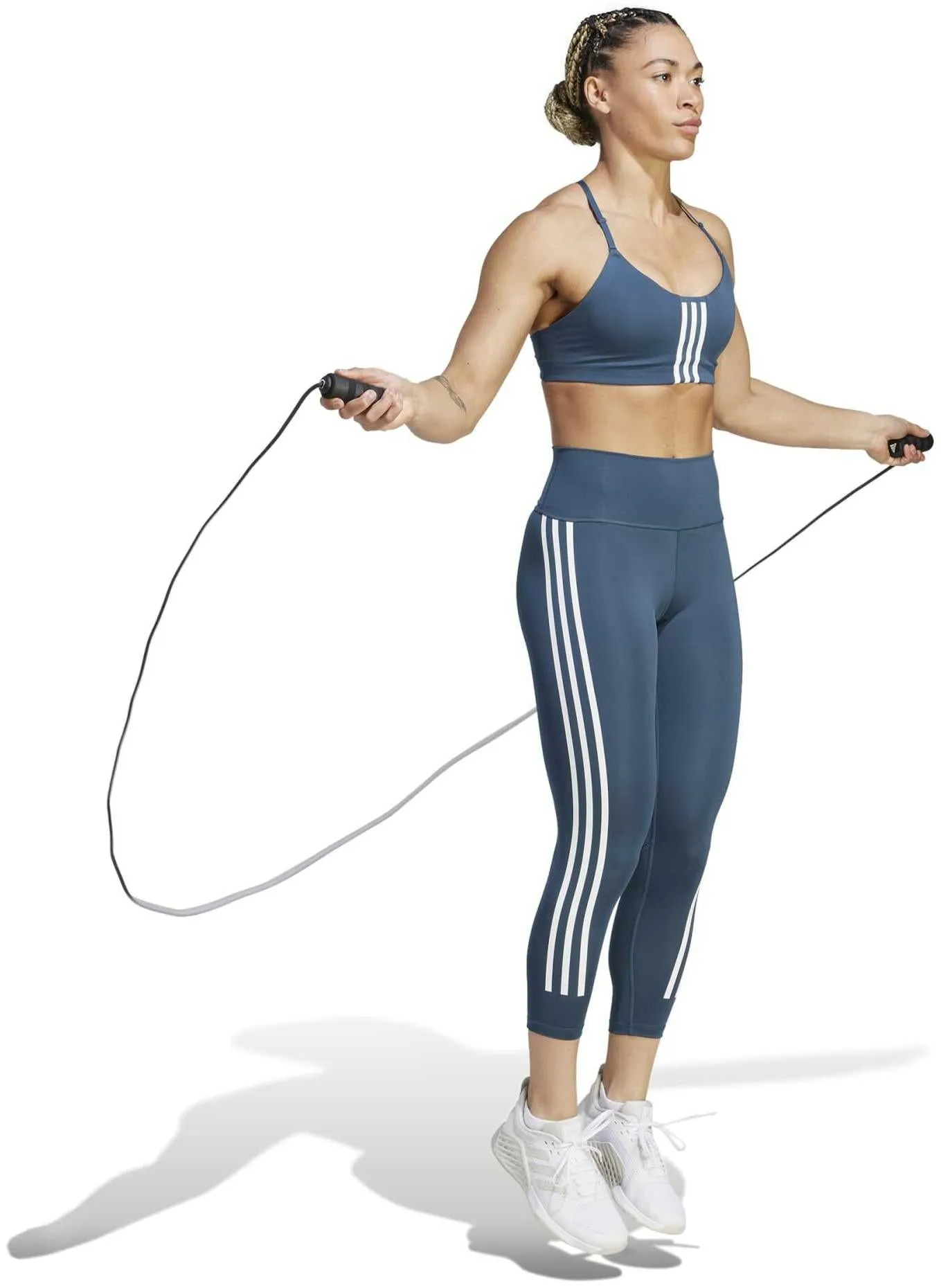Women's Optime Train Icons 3-Stripes 7/8 Leggings