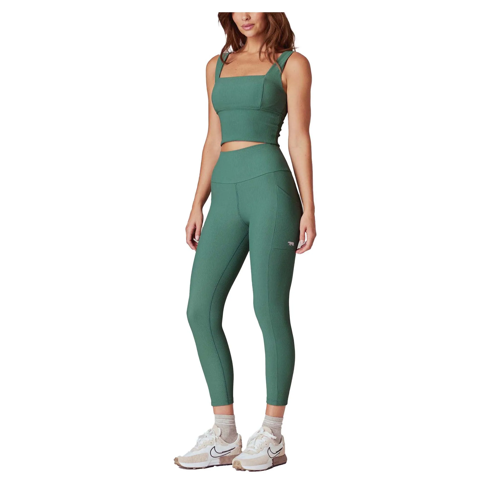 Women's Rise Above Ribbed Ankle Grazer 26 Inch Leggings
