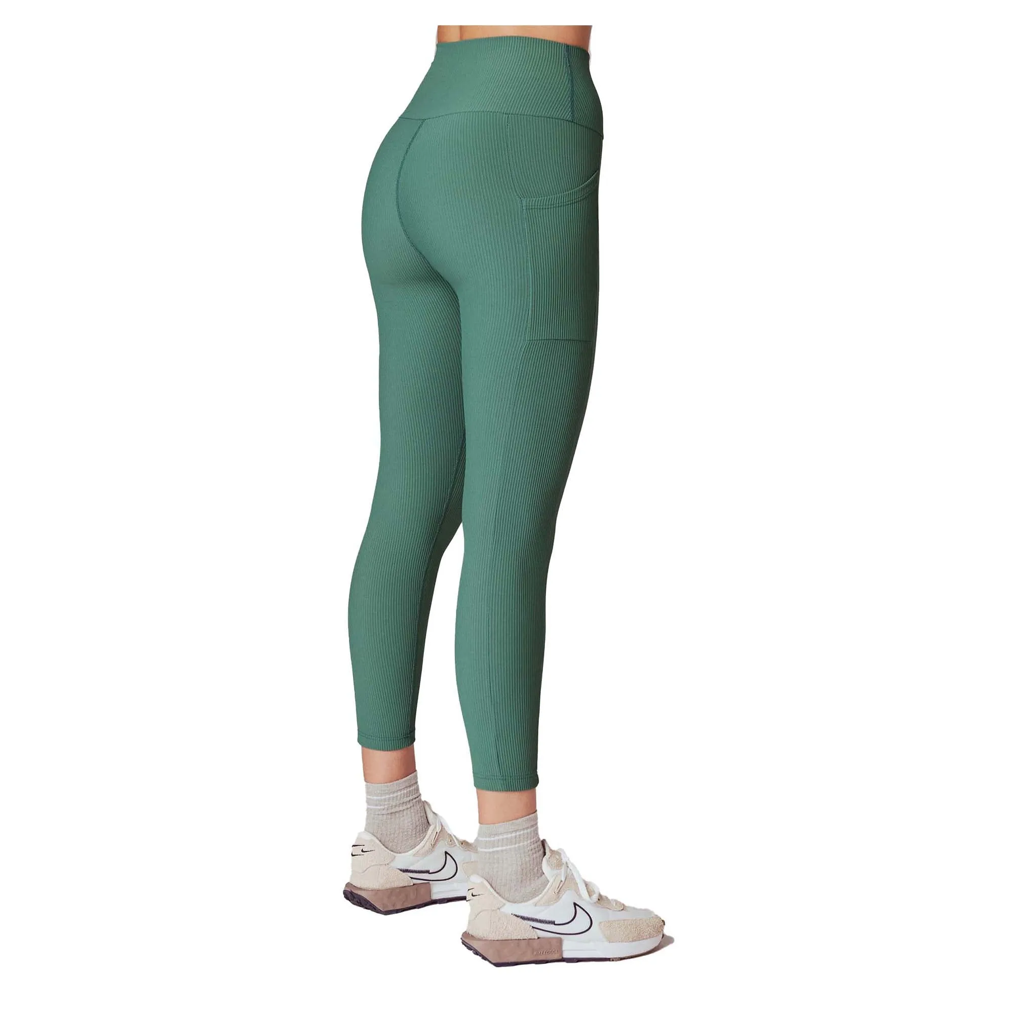 Women's Rise Above Ribbed Ankle Grazer 26 Inch Leggings