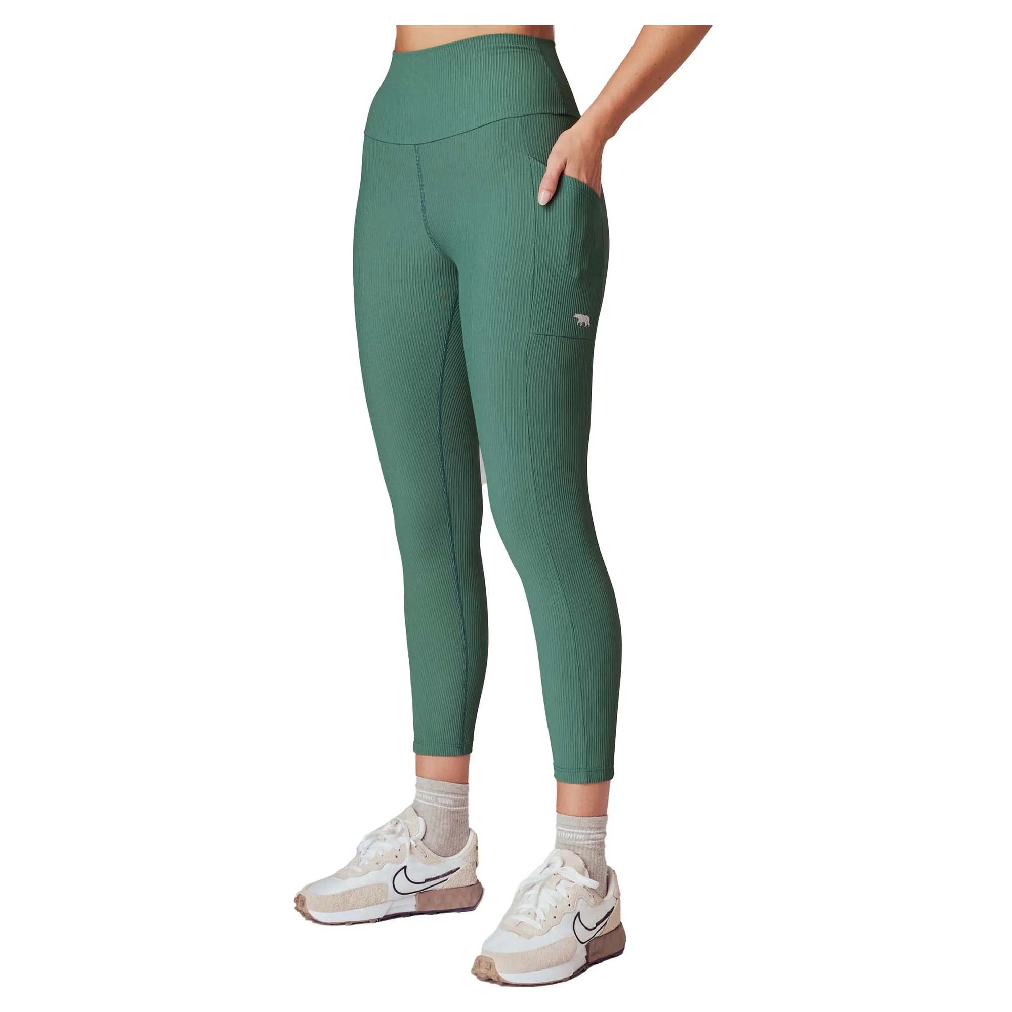 Women's Rise Above Ribbed Ankle Grazer 26 Inch Leggings