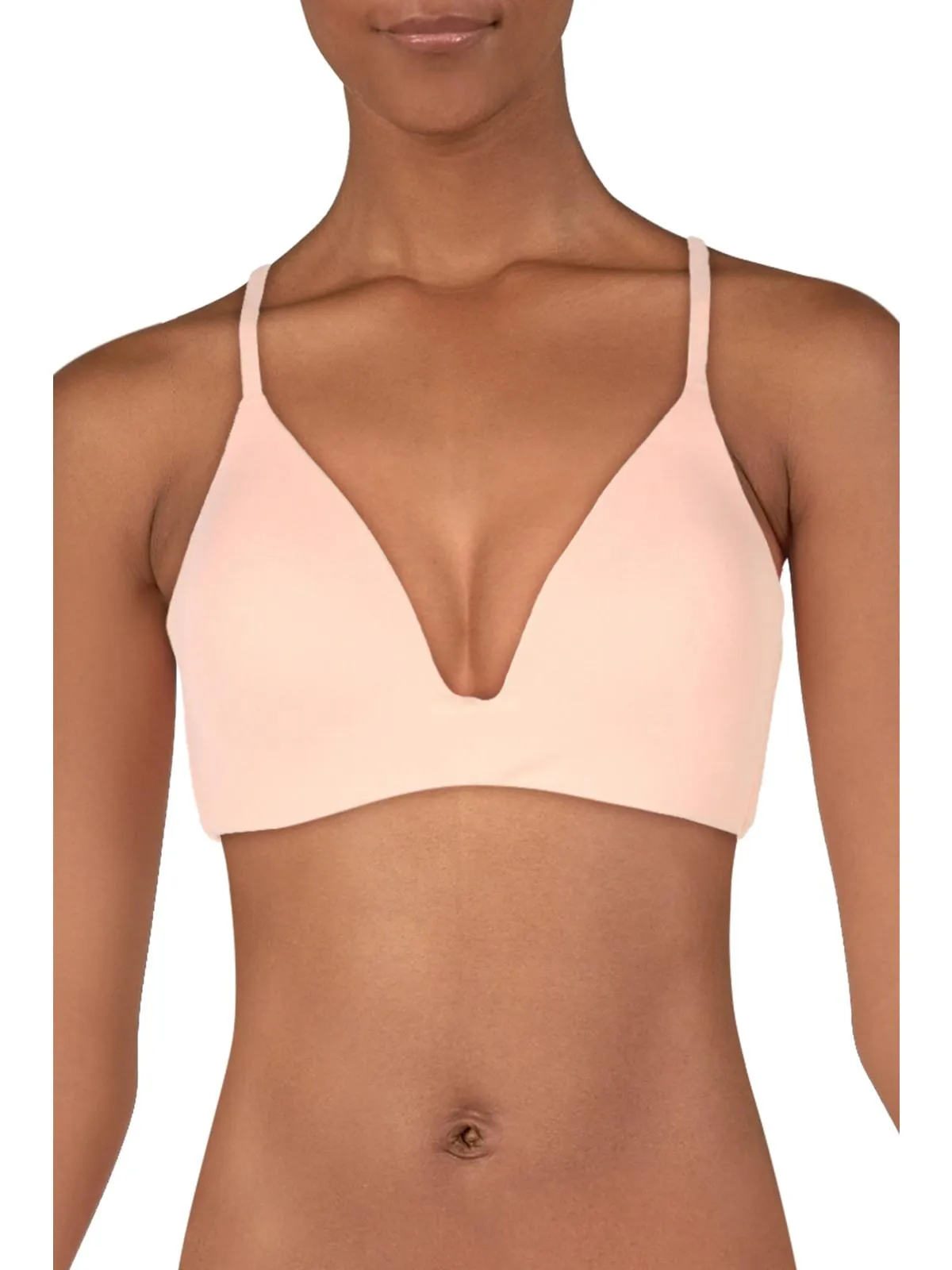 Womens V-Neck Beachwear Bikini Swim Top