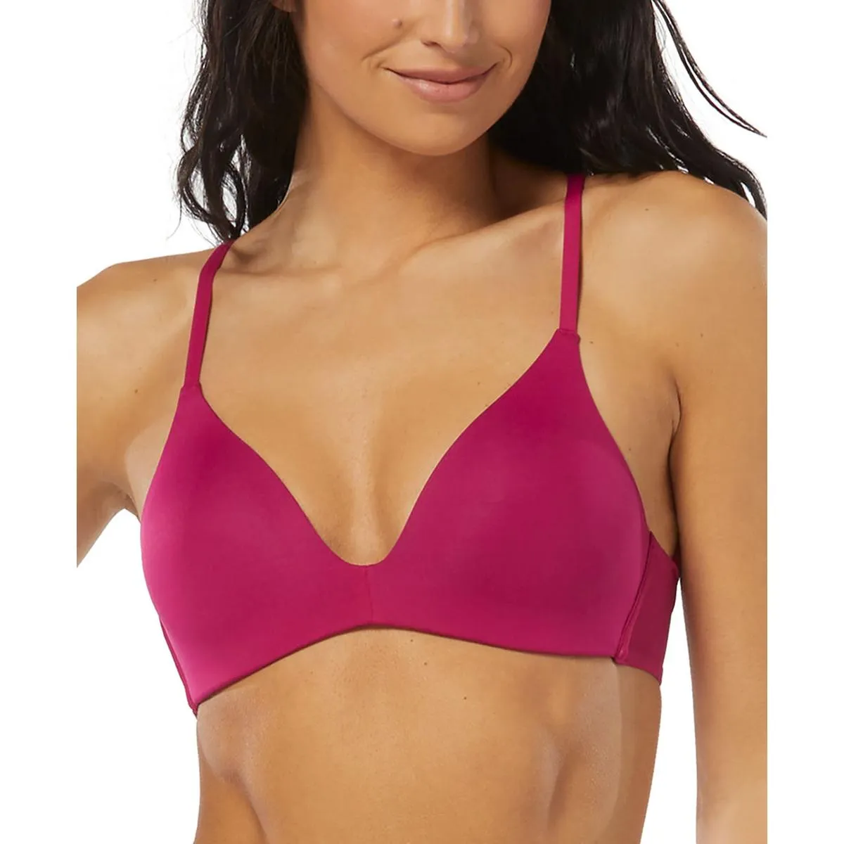 Womens V-Neck Beachwear Bikini Swim Top