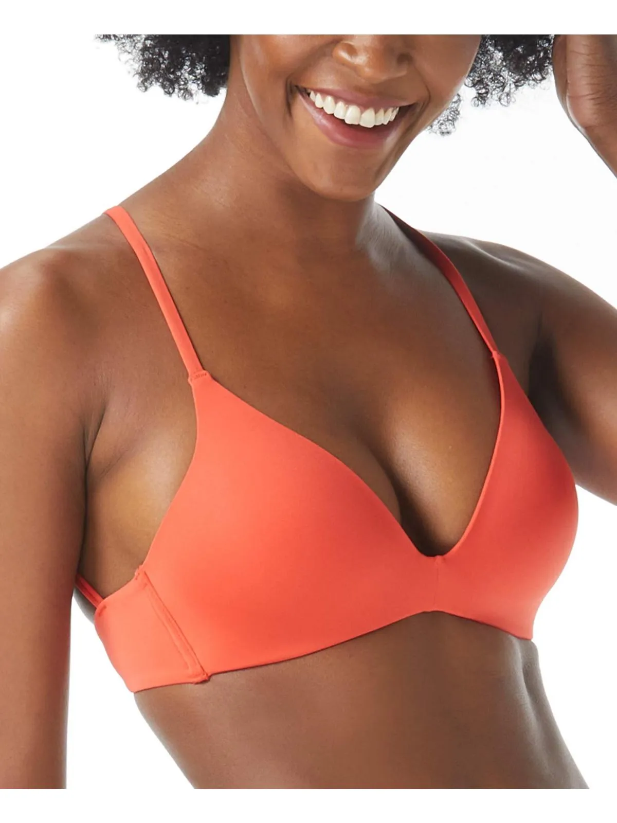 Womens V-Neck Beachwear Bikini Swim Top